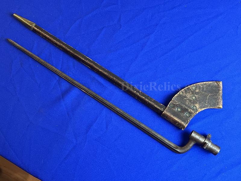 Swedish Model 1867 Bayonet for Rolling Block Rifle with Original Scabbard