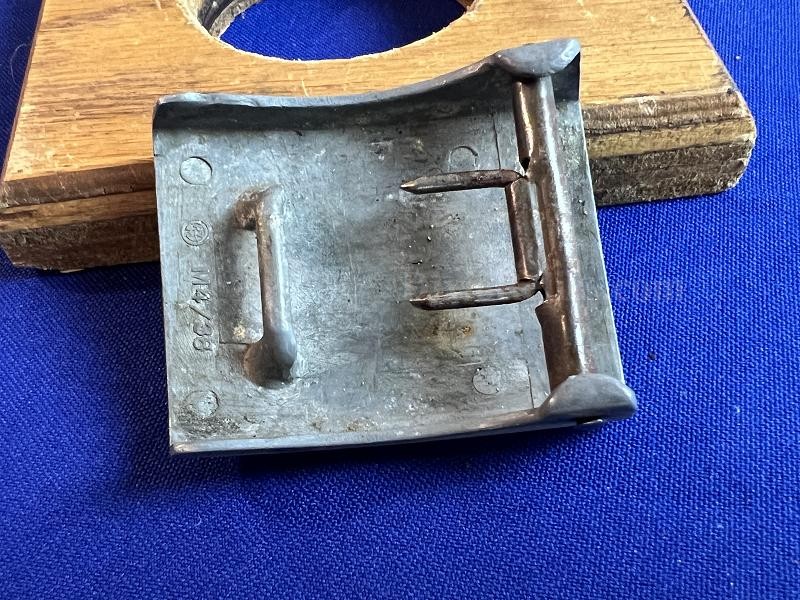WWII GERMAN HITLER YOUTH BELT BUCKLE RZM M4/38