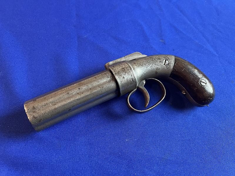 ALLEN & THURBER DOUBLE-ACTION BAR HAMMER PEPPERBOX REVOLVER