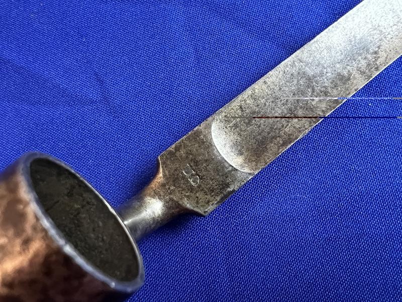Original Antique U.S. Marked Model M1835/1842 Socket Bayonet