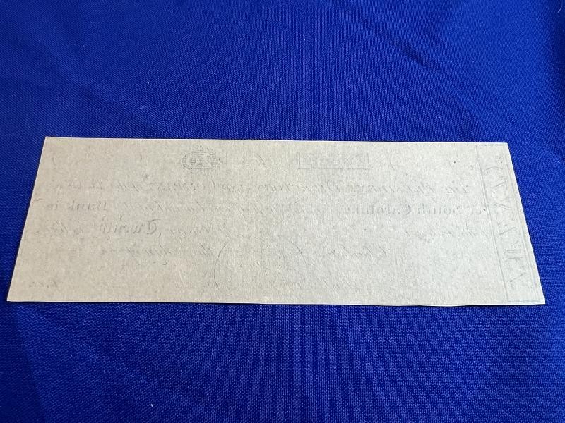 Bank of South Carolina $20 Twenty Dollar Note Charleston Sc.