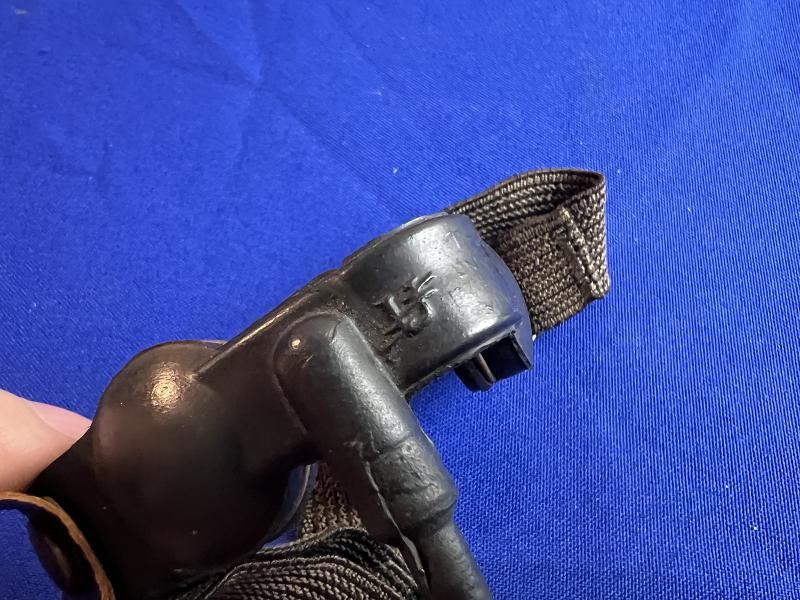 Vintage US Army WW2 Shure Brothers T-30-V PL-291 Throat Microphone