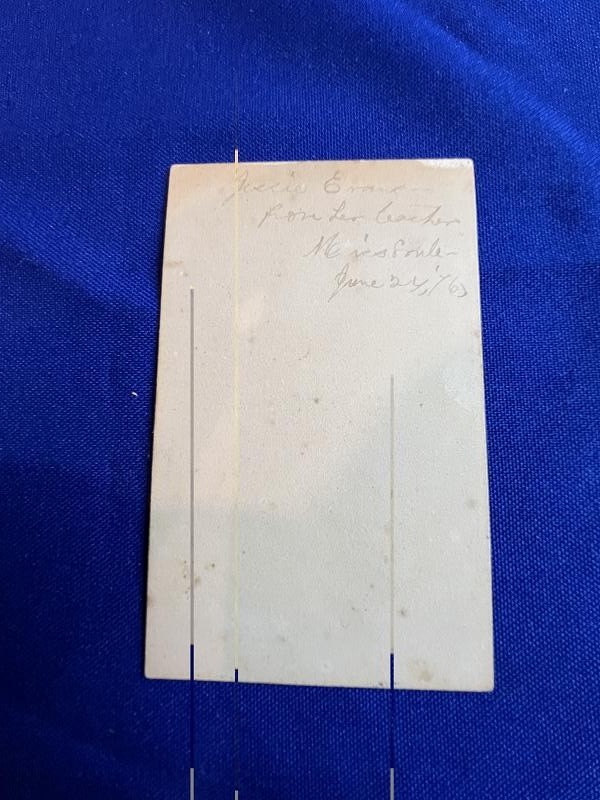 ANIMATED FLOWERS THE HAREBELL ACT OF CONGRESS 1866 CDV IMAGE