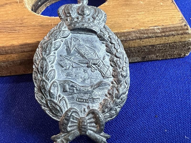 ORIGINAL WWI IMPERIAL BARVARIAN FIGHTER PILOTS BADGE
