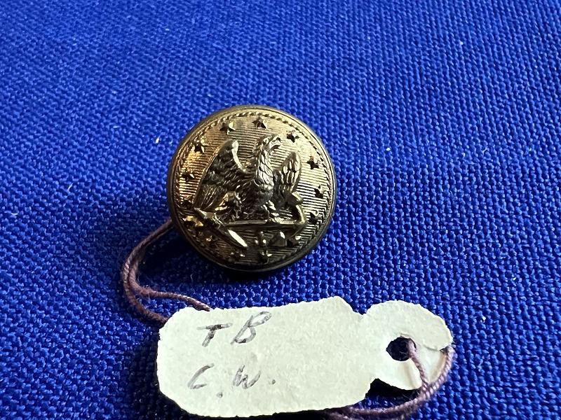 Civil War Era US Navy Officer Cuff Size Button Blank Bm