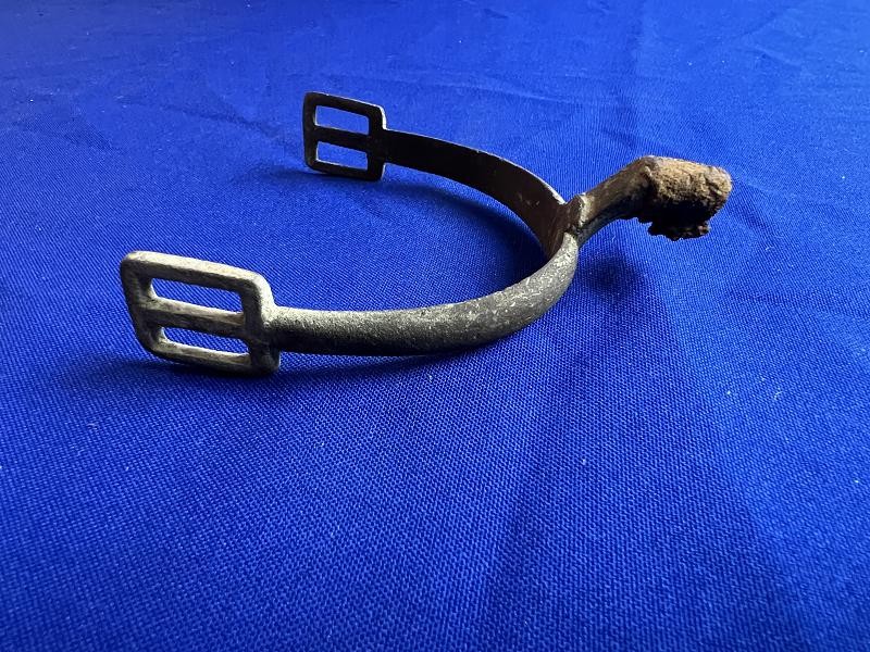 Dug Union Civil War Dog Head Style Cavalry Spur