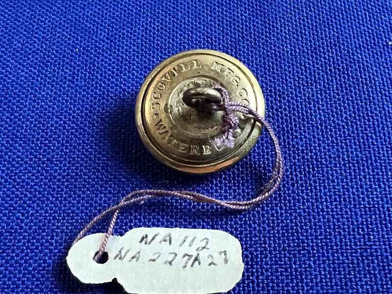Civil War Era US Navy Officer Vest Size Button NA227A27 Tice Book