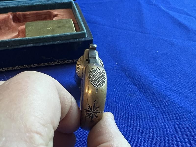 Rare Cased James Reid Knuckle Duster Revolver