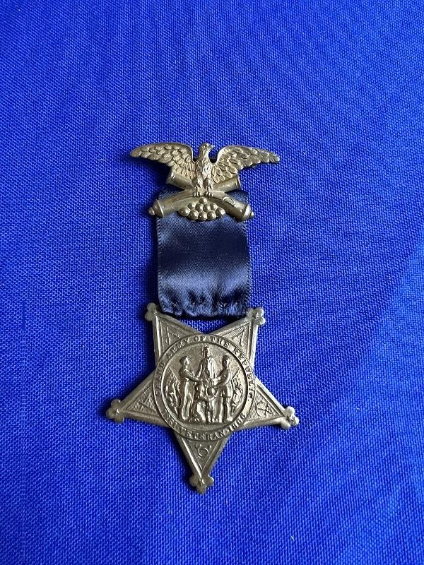 Civil War Veteran GAR Membership Badge Numbered 159709