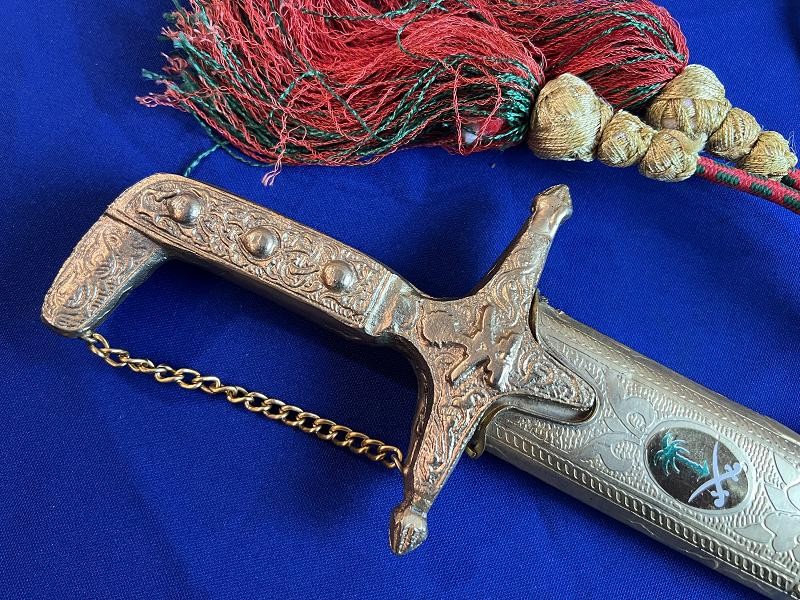 MIDDLE EAST GOLD PLATED WEDDING SWORD