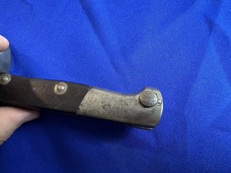 Suhl Bayonet Scabbard and Frog for Brazilian 1908 Mauser
