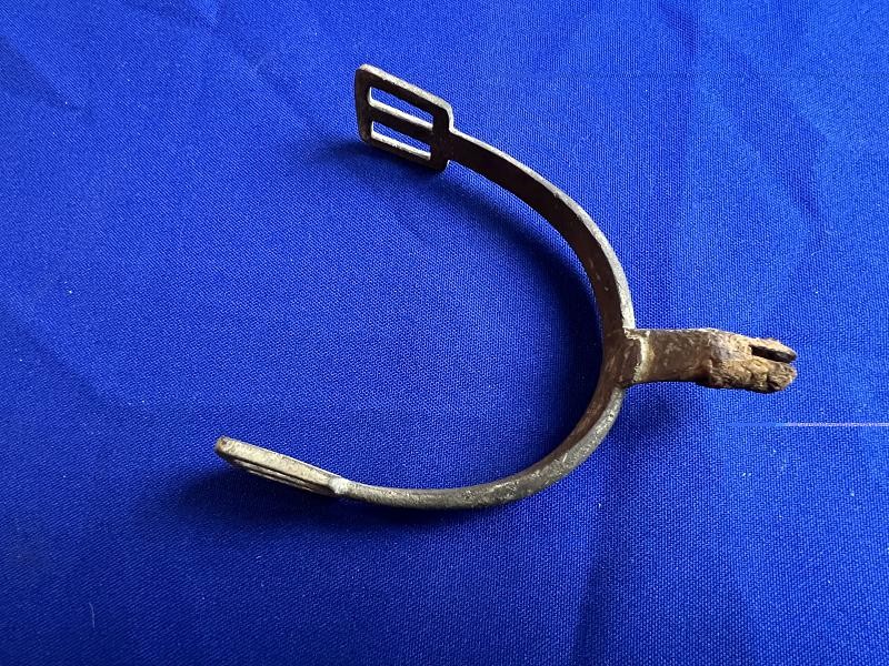Dug Union Civil War Dog Head Style Cavalry Spur
