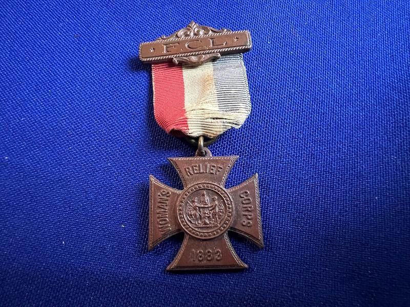 CIVIL WAR VETERAN FCL WOMENS RELIEF CORPS MEDAL