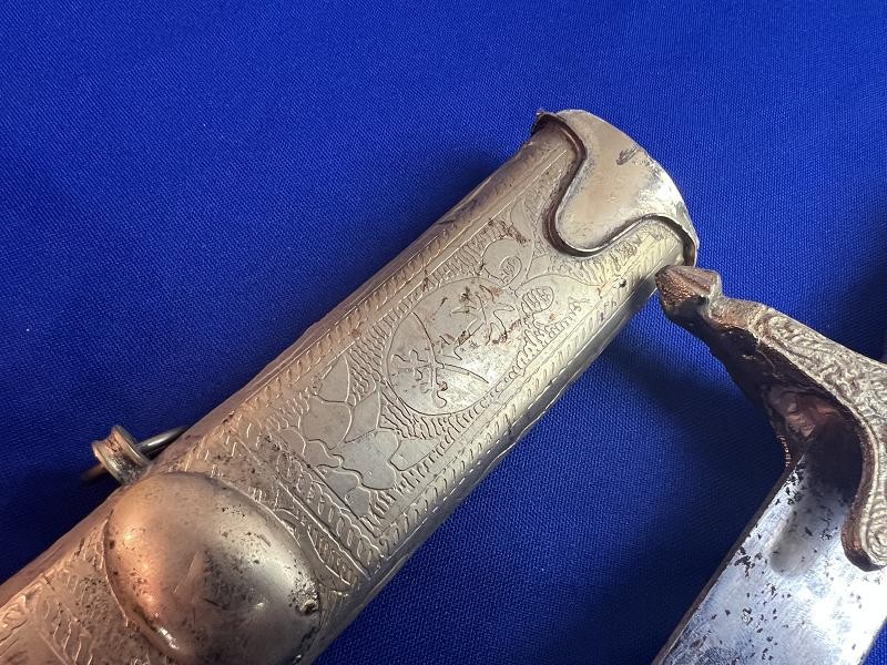 MIDDLE EAST GOLD PLATED WEDDING SWORD