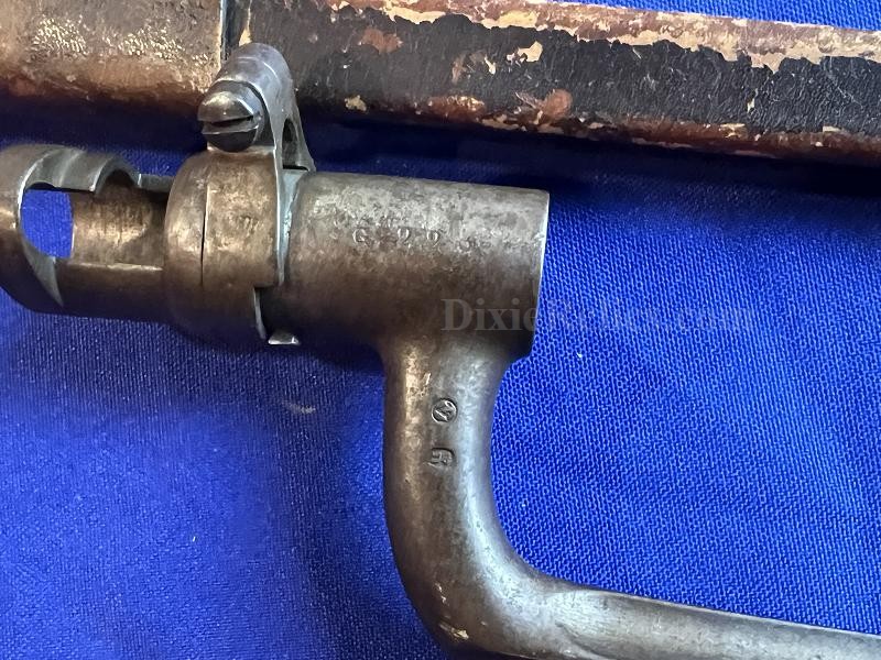 Swedish Model 1867 Bayonet for Rolling Block Rifle with Original Scabbard