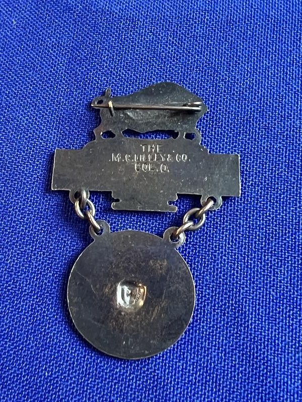 1905 NIAGARA FALLS NEW YORK MASONIC MEDAL BADGE
