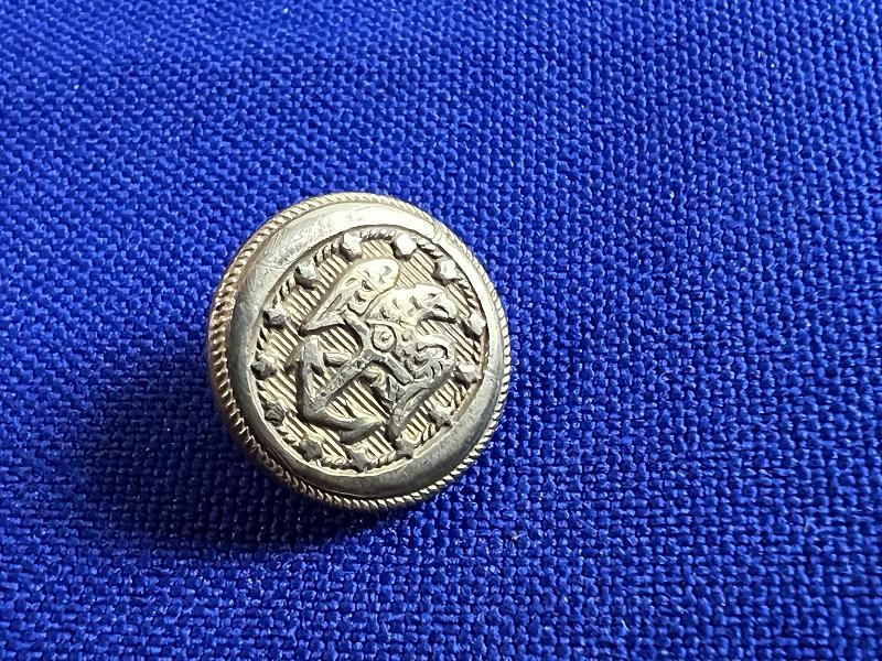 1830s US Navy Officer Cuff Size Button Rich Color BM NA86AV Alberts Book