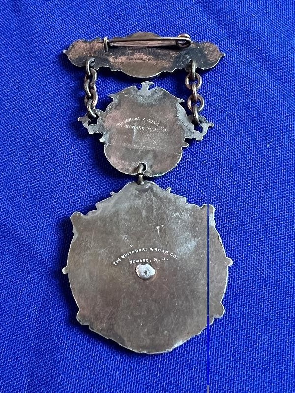 1904 NATIONAL WOOL GROWERS ASSN 39TH ANNUAL MEETING PORTLAND OREGON MEDAL BADGE