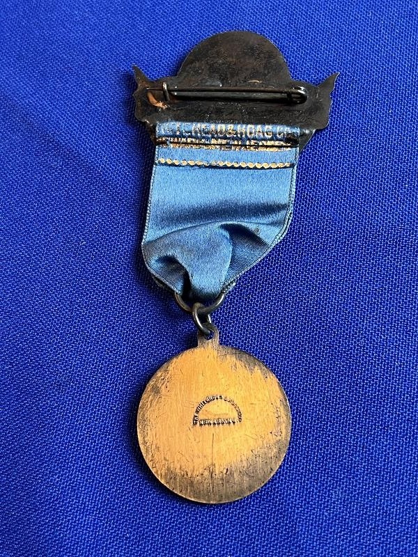 1913 GAR SYRACUSE NEW YORK ENCAMPMENT DELEGATE MEDAL BADGE