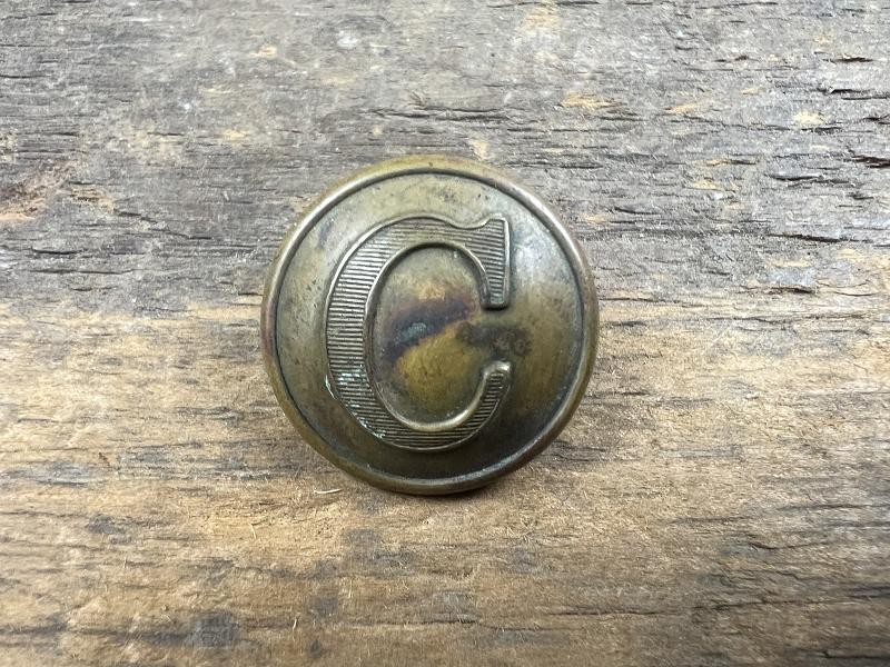 CONFEDERATE CAVALRY COAT BUTTON NON DUG BLANK BM CS127A1