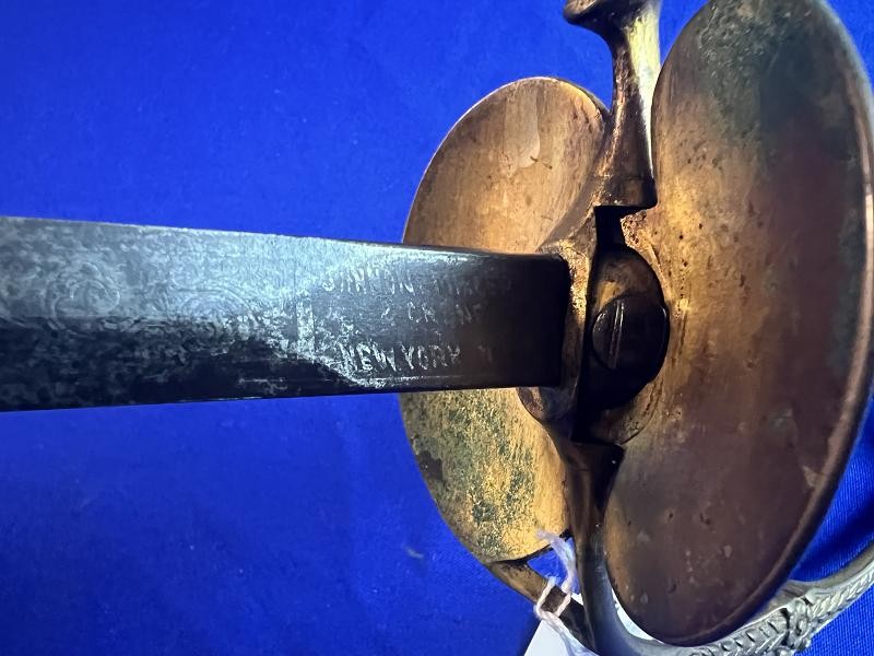 US M1860 CIVIL WAR ERA STAFF OFFICER’S SWORD