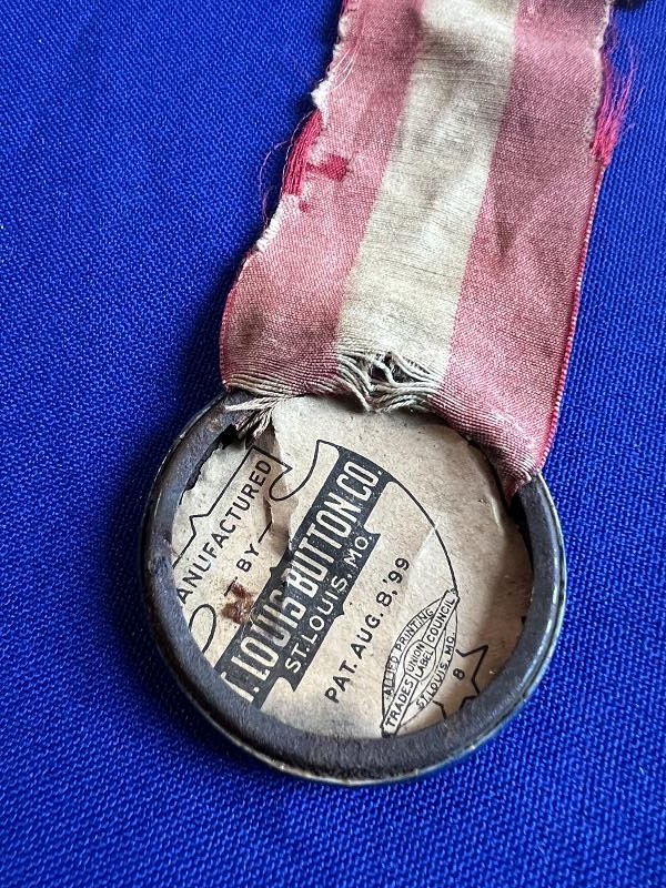 UNITED CONFEDERATE VETERAN BADGE RIBBON FOR HATTIESBURG MISSISSIPPI REUNION