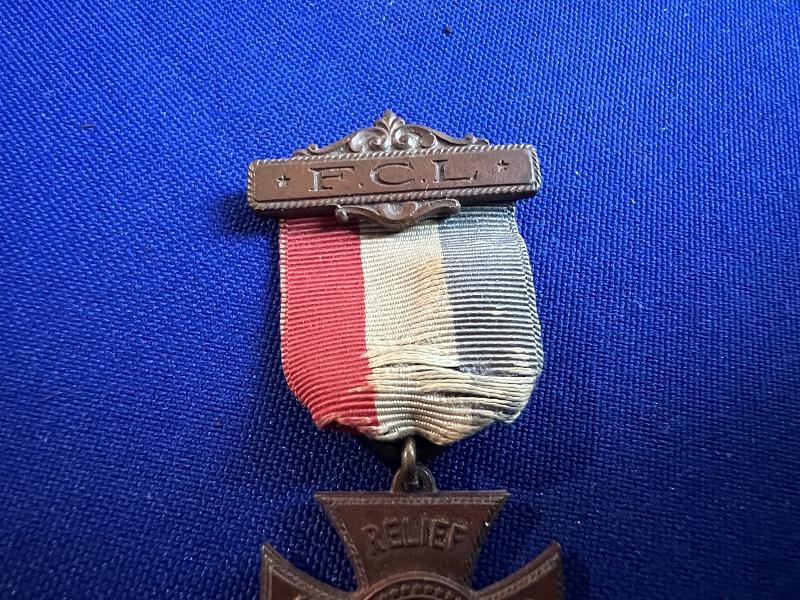 CIVIL WAR VETERAN FCL WOMENS RELIEF CORPS MEDAL