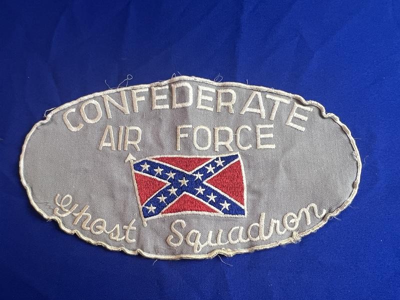 VINTAGE CONFEDERATE AIR FORCE LARGE JACKET PATCH