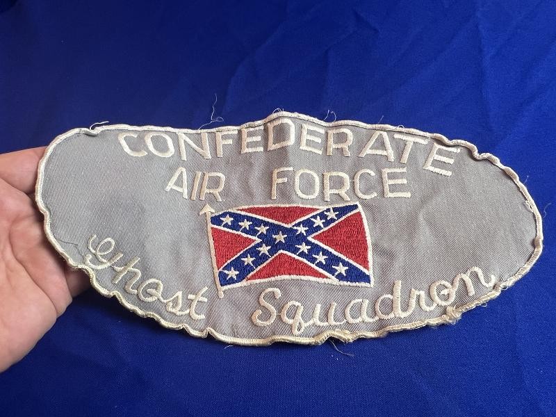 VINTAGE CONFEDERATE AIR FORCE LARGE JACKET PATCH