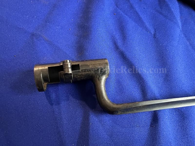 U.S. Model 1873 Springfield 45-70 Trapdoor Socket Bayonet Marked US With Scabbard