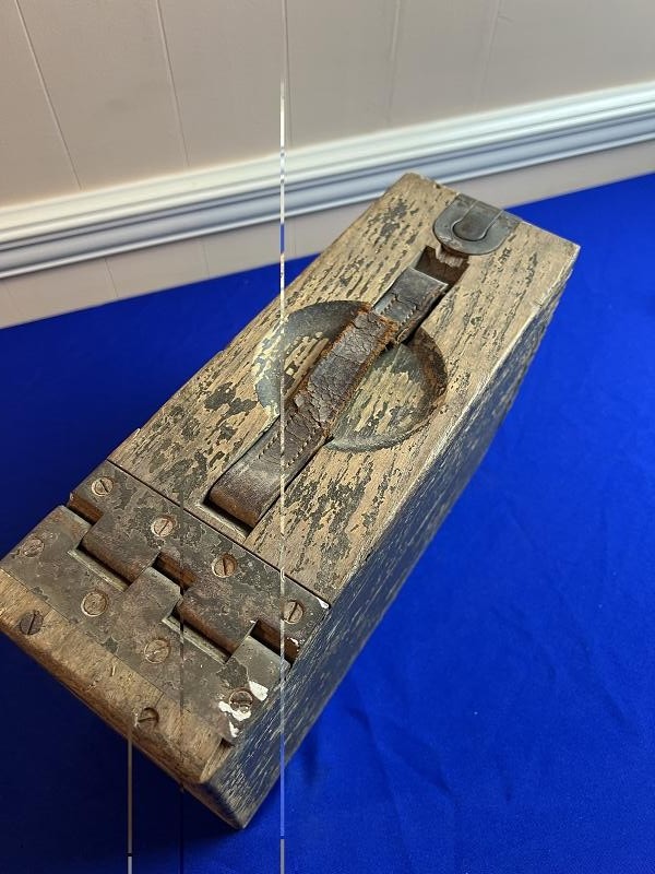 Original WW1 US Browning 30-06 Wood Ammo Box