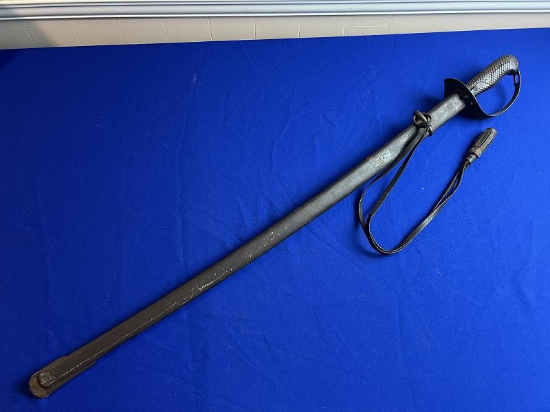 Japanese WW2, Cavalry Otsu Pattern Type 32 Sword + Scabbard