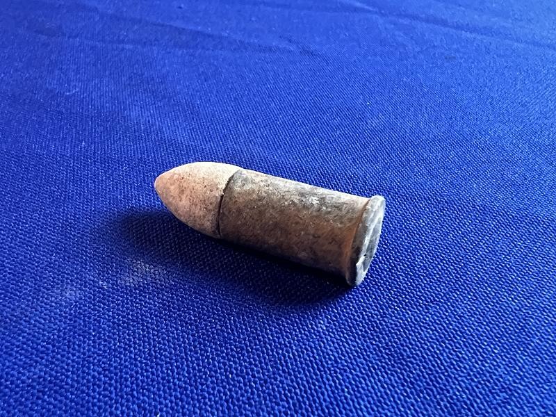 DUG Civil War Era 44 Cal. Henry Cartridge Bullet Raised H marked base