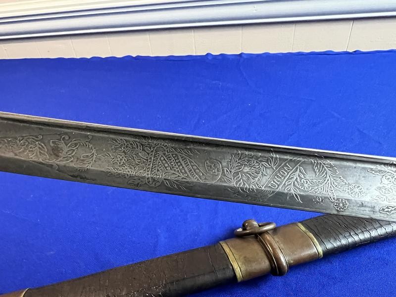 US MODEL 1850 FOOT OFFICERS SWORD BY C ROBY CO