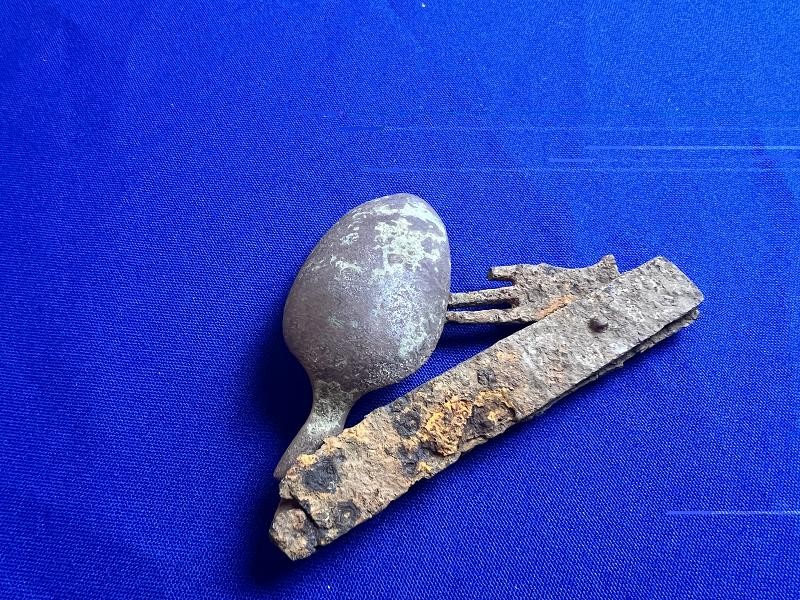 DUG CIVIL WAR UNION ARMY FORK & SPOON COMBO