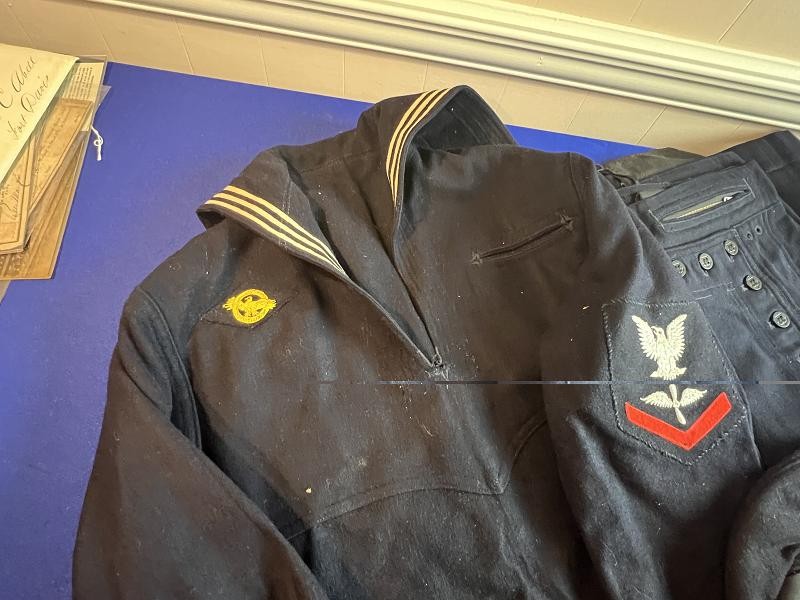 WW2 US NAVY JUMPER WITH PANTS UNIFORM WITH DRAGOON LIBERTY CUFFS
