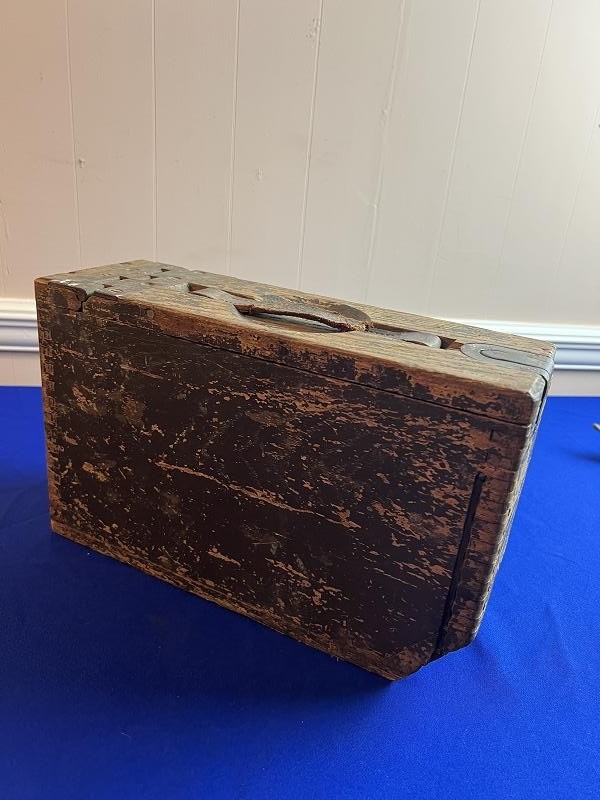 Original WW1 US Browning 30-06 Wood Ammo Box