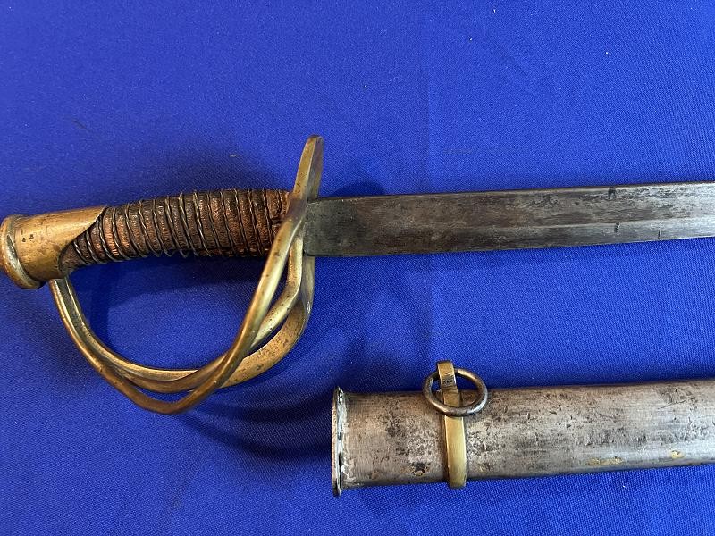Confederate Leech & Rigdon 1st Model Cavalry Saber Sword & Scabbard