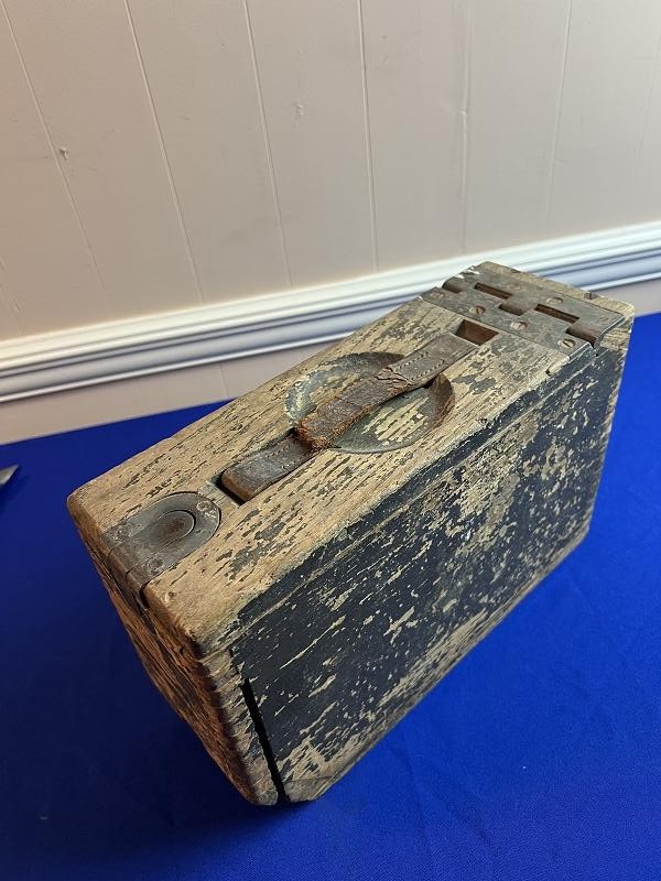 Original WW1 US Browning 30-06 Wood Ammo Box