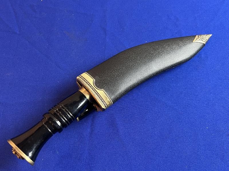 Nepalese Gurkha Kukri Fighting Knife with Scabbard