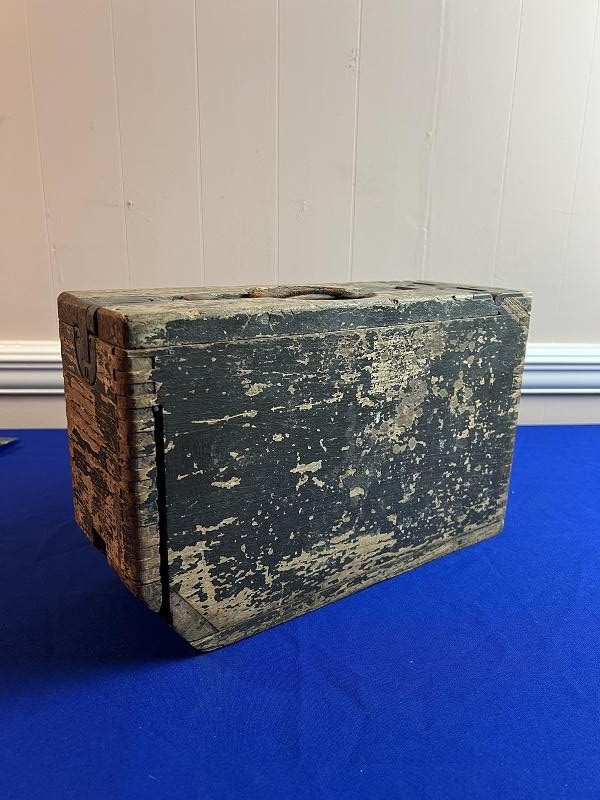 Original WW1 US Browning 30-06 Wood Ammo Box