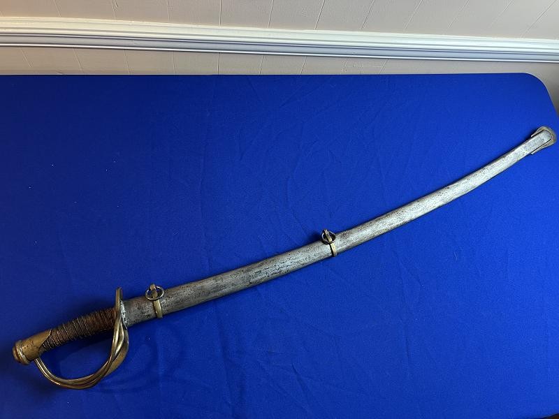 Confederate Leech & Rigdon 1st Model Cavalry Saber Sword & Scabbard
