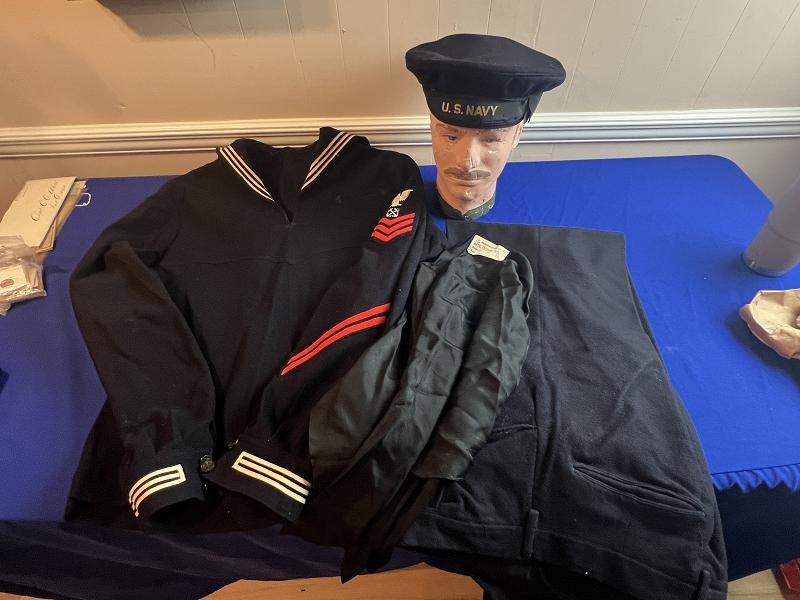 WW2 US NAVY JUMPER WITH PANTS UNIFORM WITH DRAGOON LIBERTY CUFFS