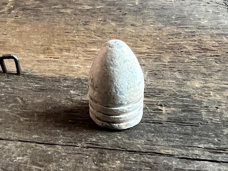 CIVIL WAR SPRINGFIELD 69 CALIBER CONE BASE THREE RING BULLET