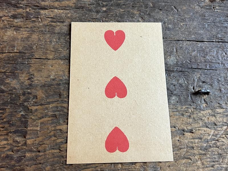 CIVIL WAR ERA POKER PLAYING CARD
