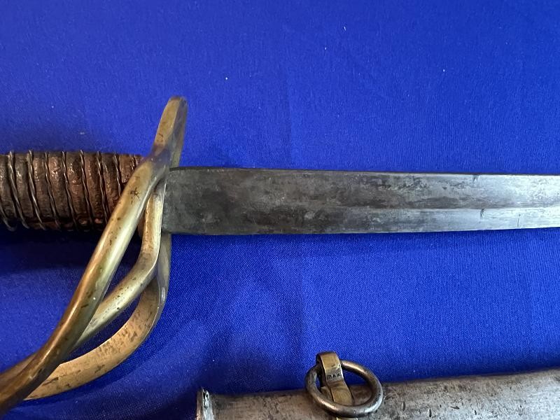 Confederate Leech & Rigdon 1st Model Cavalry Saber Sword & Scabbard