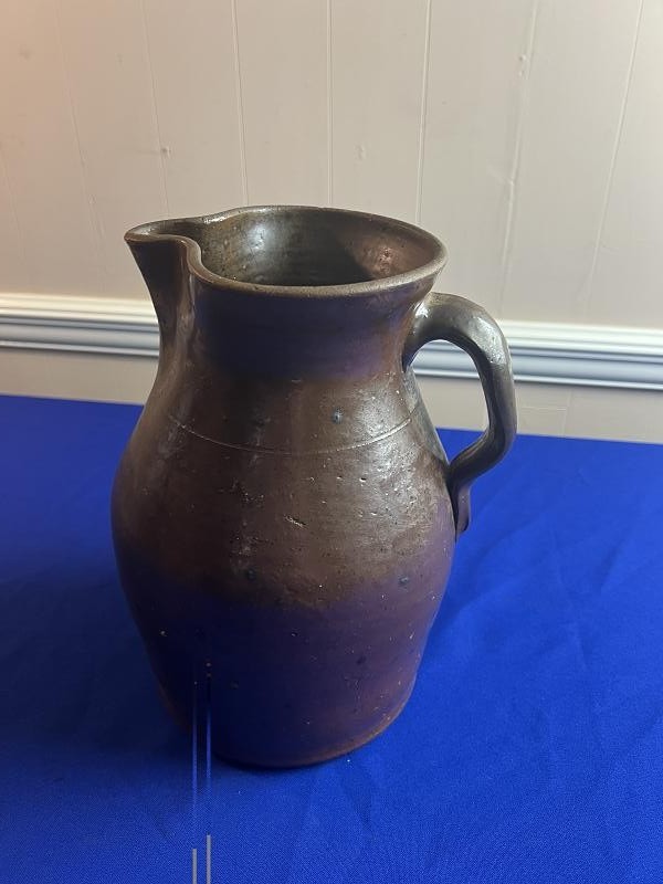 1700-1800 Extra Large Salt-Glazed Stoneware Pitcher Jug