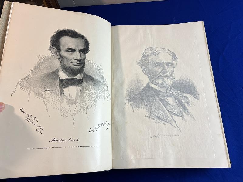 1895 FRANK LESLIES THE SOLDIER IN OUR CIVIL WAR TWO VOLUME BOOK SET