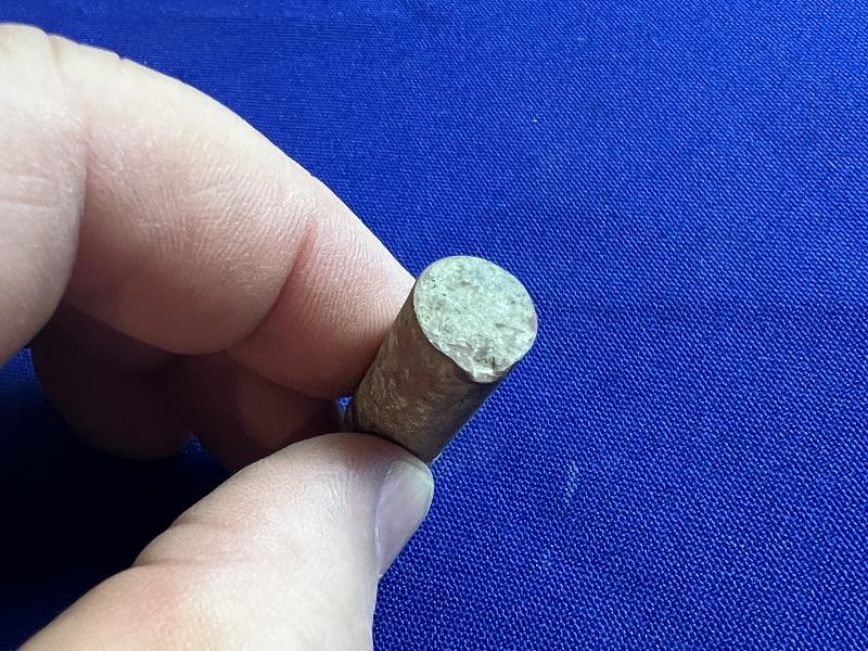 Dug Civil War Era 13mm Lefaucheux Pinfire Bullet Teat Base Cartridge