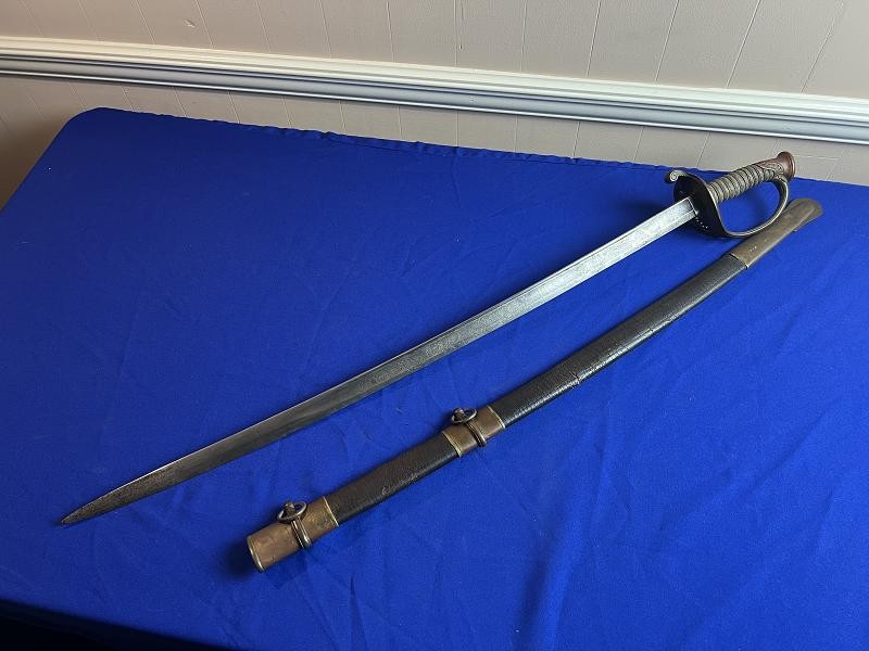 US MODEL 1850 FOOT OFFICERS SWORD BY C ROBY CO